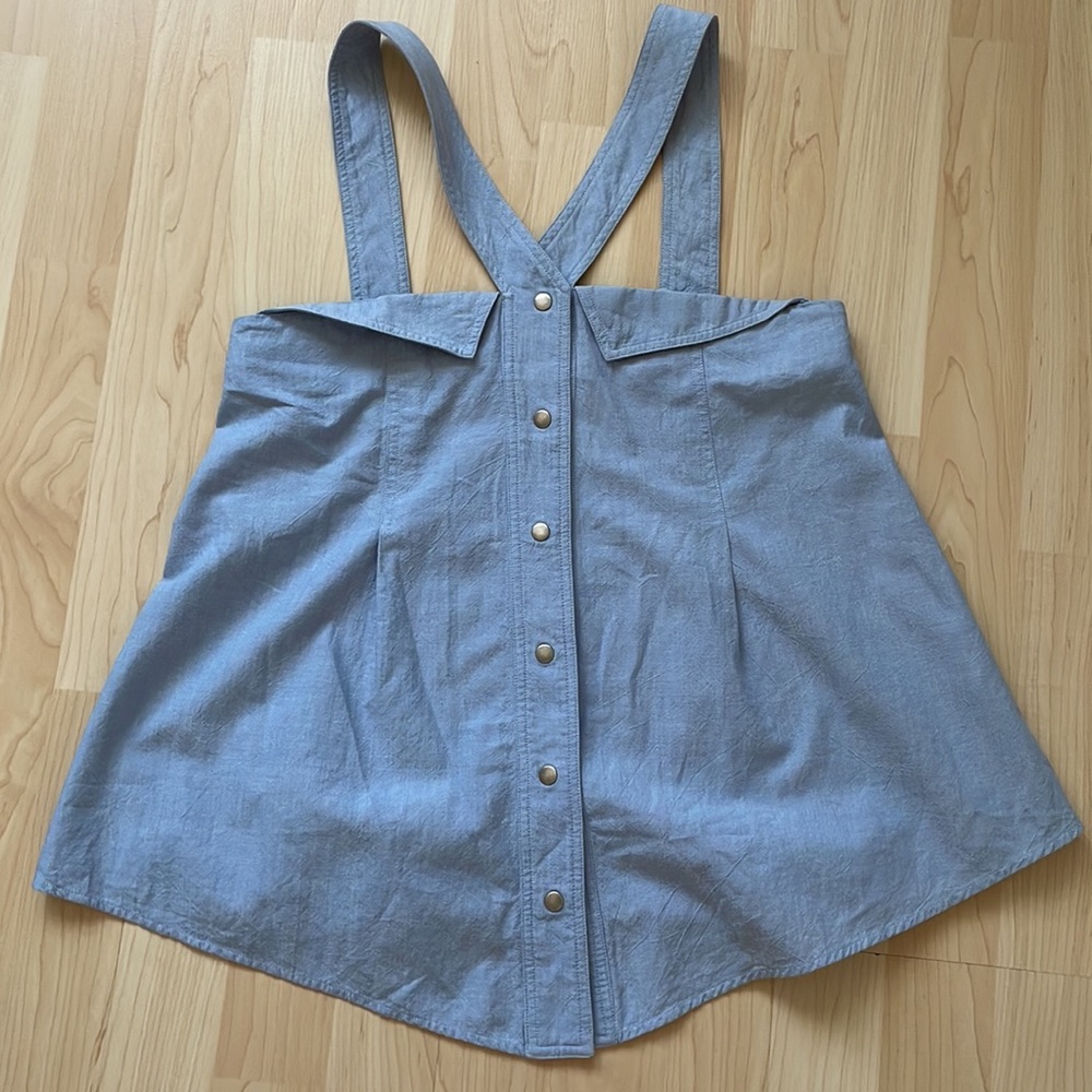 Alexander Wang light blue cotton sleeveless top, size US 0 - Picture 1 of 8